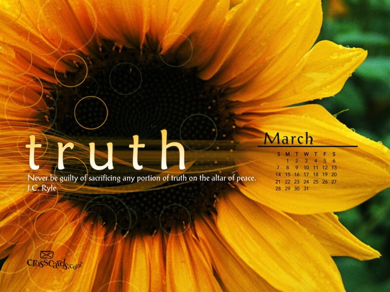 March 2010 - Truth mobile phone wallpaper