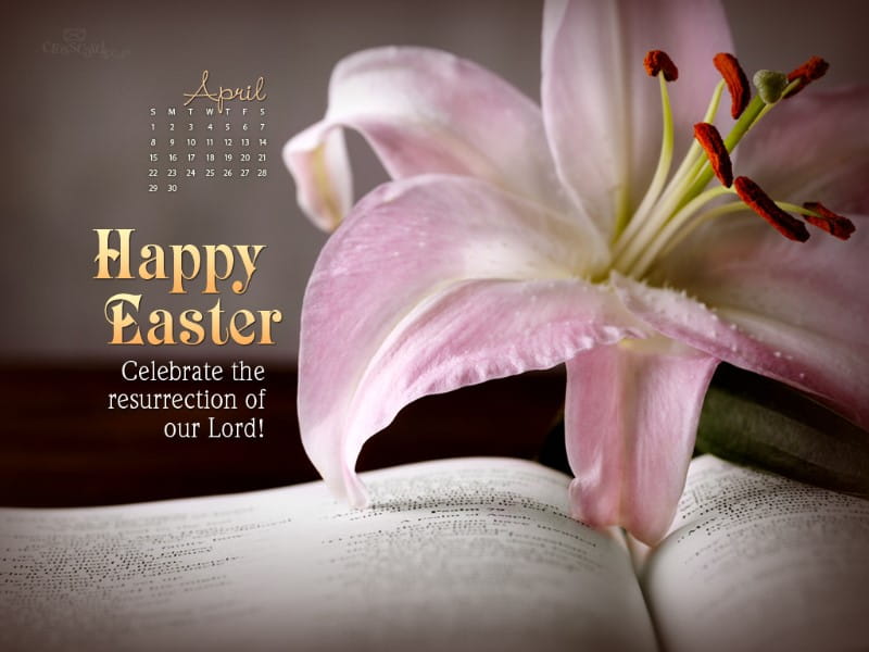 April 2012 - Happy Easter mobile phone wallpaper