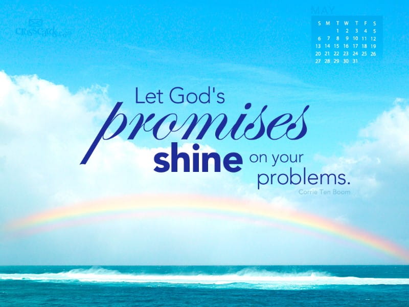 May 2012 - God's Promises mobile phone wallpaper