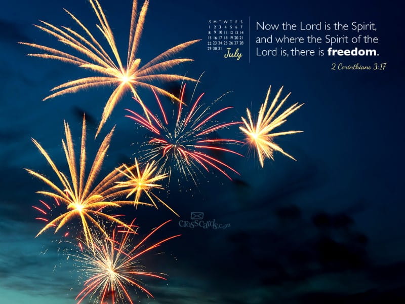 July 2012 - Fireworks mobile phone wallpaper