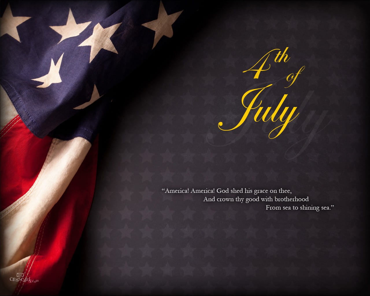 4th of July Desktop Calendar- Free July Wallpaper