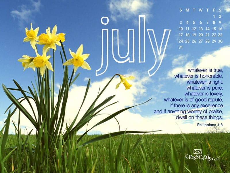 July 2011 - Daffodils mobile phone wallpaper