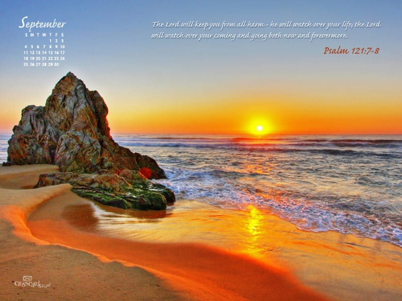 September 2011 - Psalm 121:7-8 mobile phone wallpaper