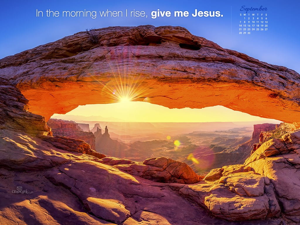 Sept 2014 - Give Me Jesus Desktop Calendar- Free September ...