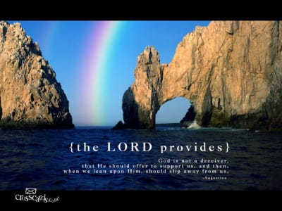 The Lord Provides Wallpaper Free Nature Desktop Backgrounds