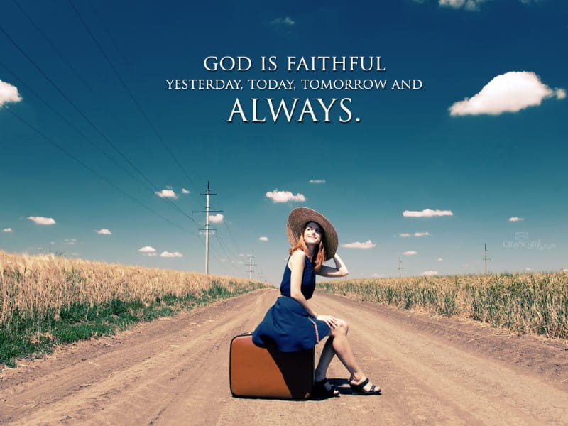 Faithful God mobile phone wallpaper