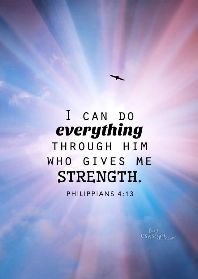 Philippians 4:4 - Strength - Bible Verses and Scripture Wallpaper for