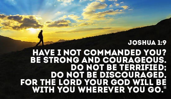 Don't be discouraged, God's got your back! ecard, online card