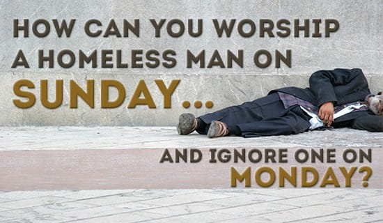 Homeless Man ecard, online card
