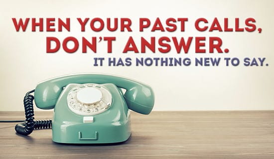 When your past calls... ecard, online card