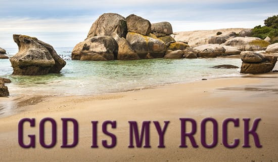 God is my ROCK! ecard, online card