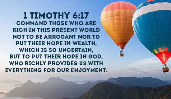 1 Timothy 6:17 ecard, online card