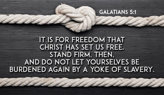 Galatians 5:1 ecard, online card