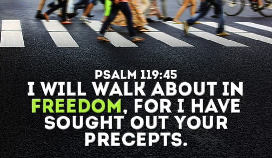 Psalm 119 45 Inspirations