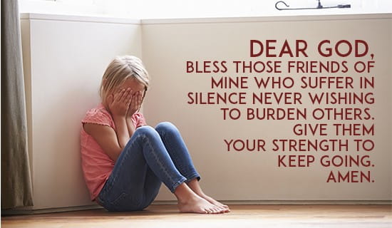Lord, please bless my friends! ecard, online card
