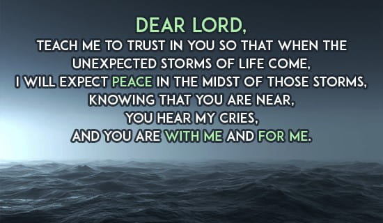 Teach me to trust you, Lord! ecard, online card