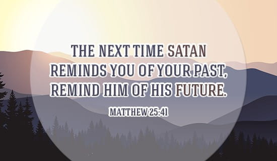 If Satan troubles you, just remind him... ecard, online card