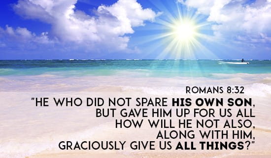 Romans 8:32 ecard, online card