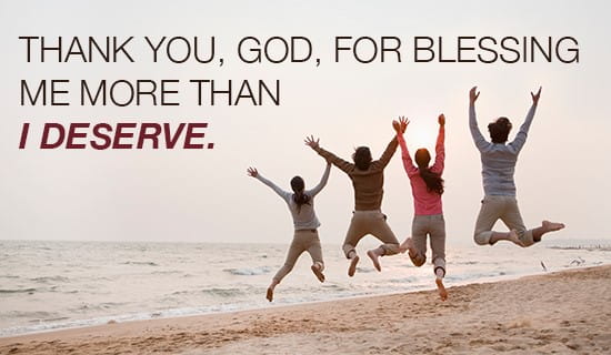 Thank you Lord for all your blessings! ecard, online card