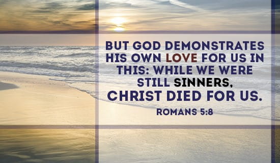 Romans 5:8 ecard, online card