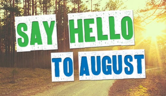 It's August!  ecard, online card