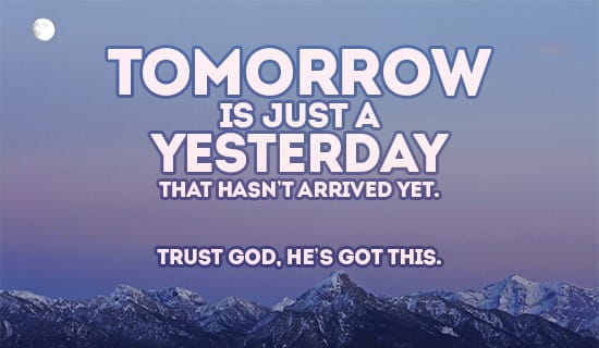 Trust God! ecard, online card