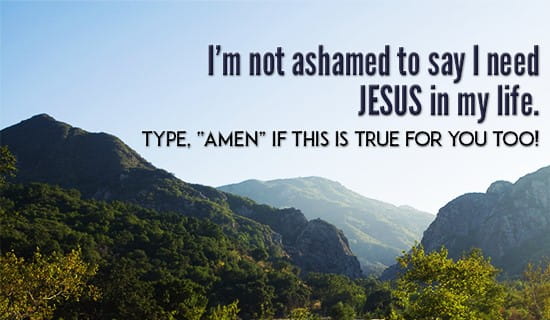 I need Jesus in MY Life! ecard, online card