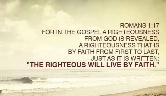 Romans 1:17 ecard, online card