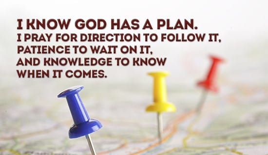 God always has a plan for you! ecard, online card