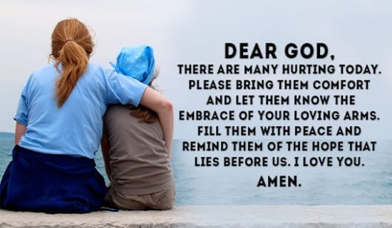 Dear God, Fill us with your Peace! eCard - Free Facebook eCards ...