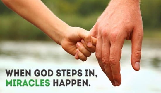 True/False: God still performs miracles today ecard, online card
