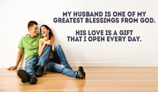 What do you love about your spouse? ecard, online card