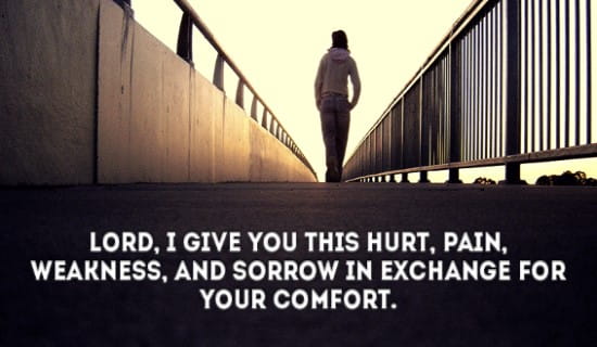 Lord I give you this Hurt and Pain ecard, online card