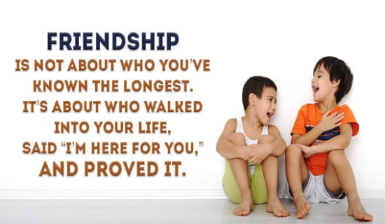 Friendship is.... ecard, online card