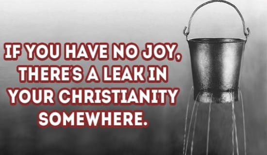 You might have a leak in you Christianity ecard, online card