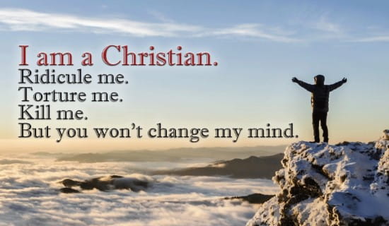 I AM A CHRISTIAn ecard, online card