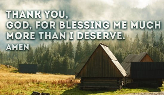 Thank you for your blessings ecard, online card