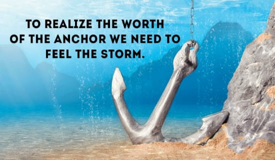 Anchor in a Storm ecard, online card
