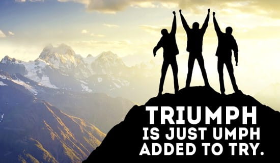 Triumph ecard, online card