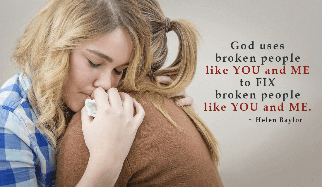 God Uses Broken People ecard, online card
