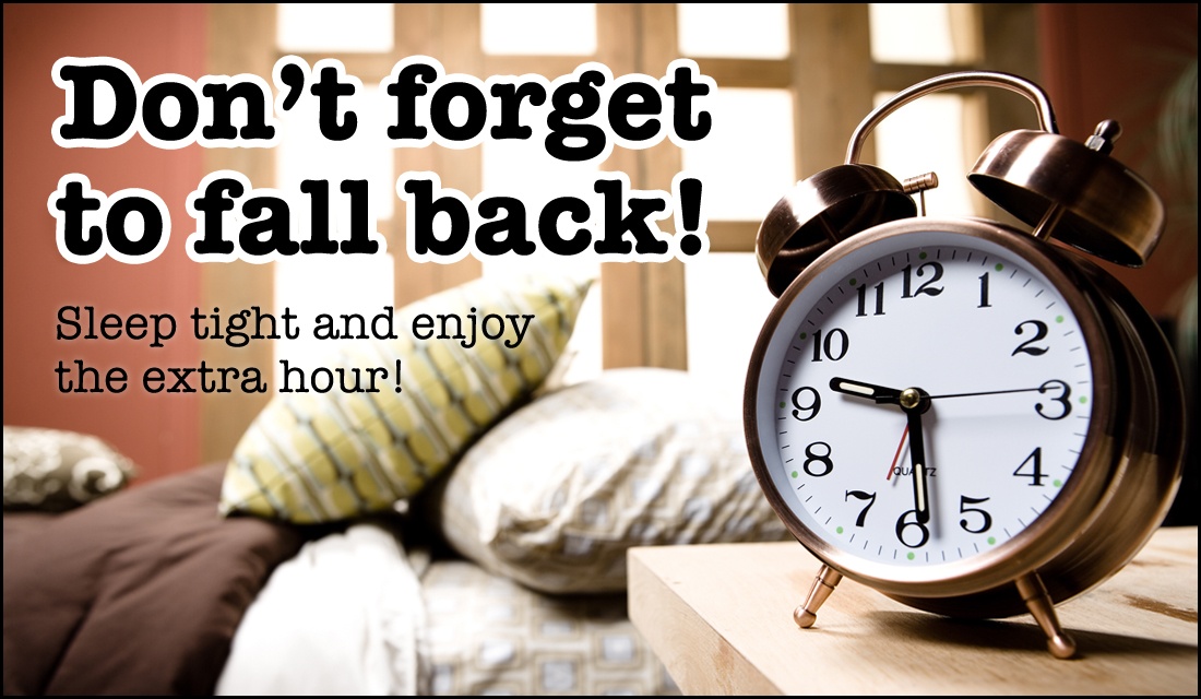 Don't to Fall Back! eCard Free Daylight Saving Ends Cards Online