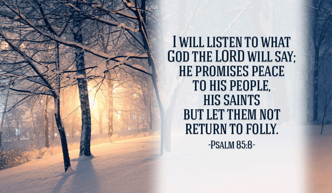 God Has Promised His Peace For Us We Just Have To Trust Him Psalm 858 Ecard Free Facebook 1139