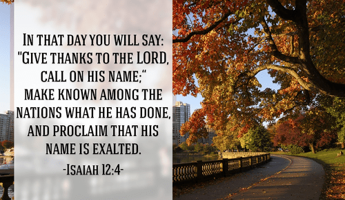 HIS NAME IS EXALTED! - Isaiah 12:4 eCard - Free Facebook Greeting Cards ...