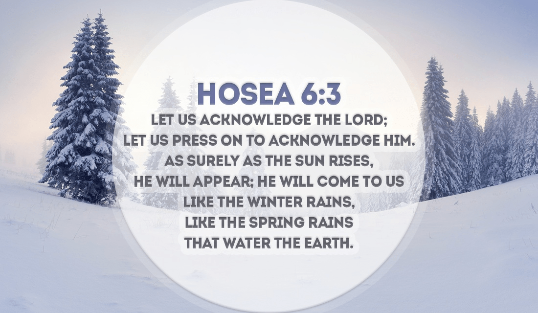 He will come back, as surely as the sun rises! - Hosea 6:3 ecard, online card