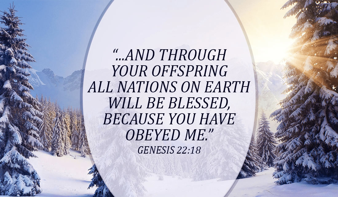 We have been blessed! - Genesis 22:18 ecard, online card