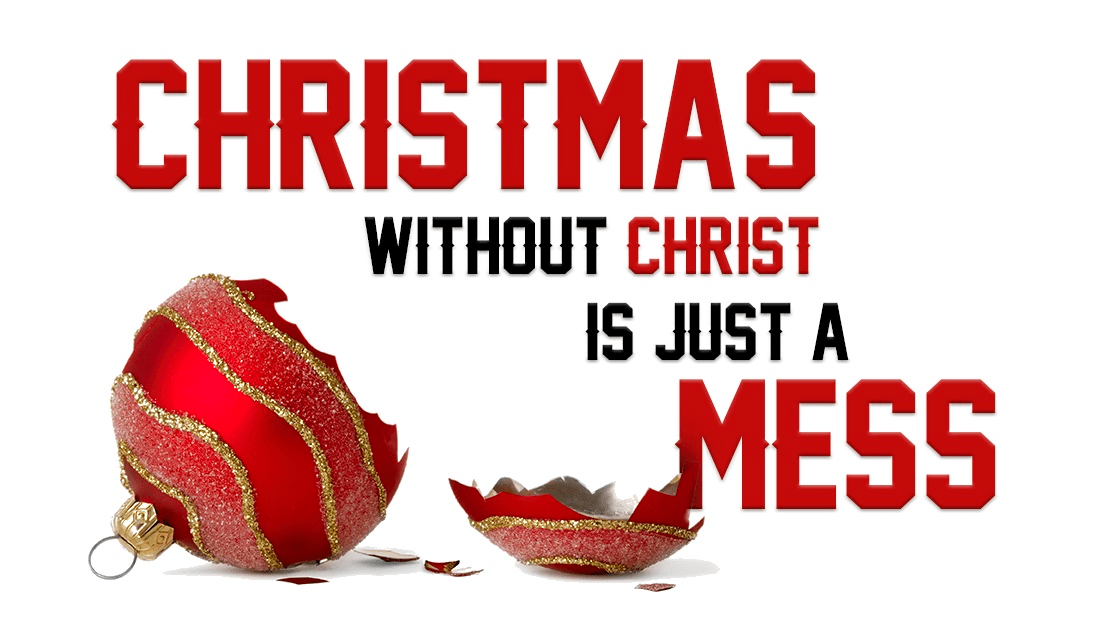 Christmas - Christ = MESS!  ecard, online card