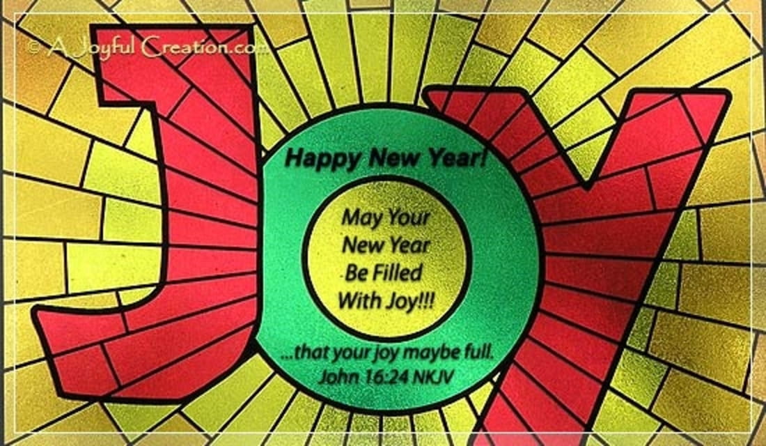 New Year - Joy ecard, online card
