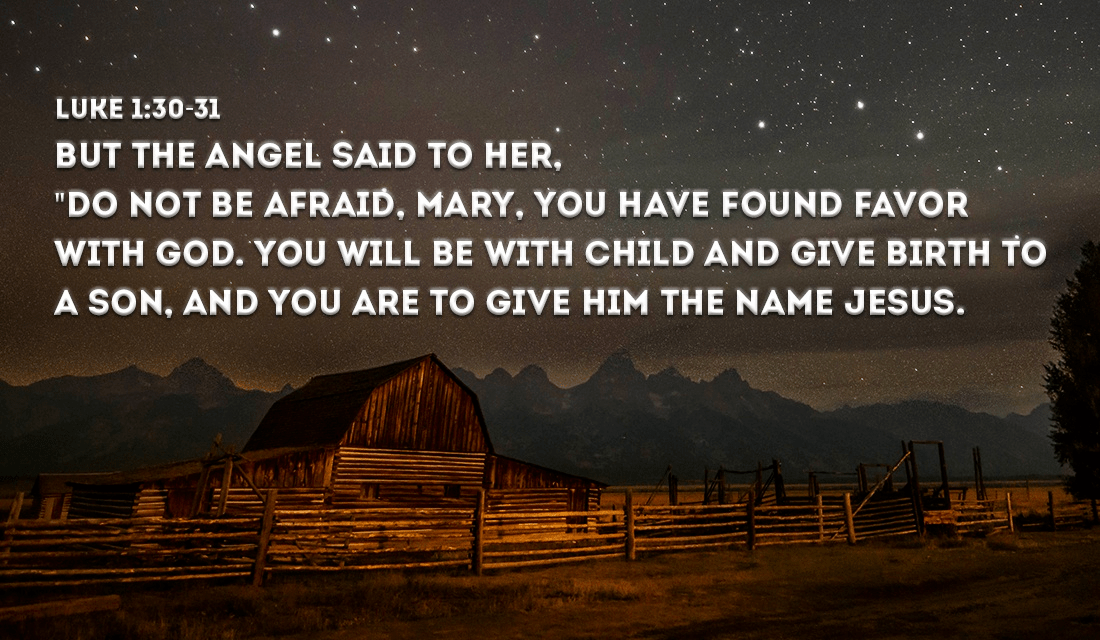 Do you read any Bible verses Christmas morning? - Luke 1:30-31 ecard, online card