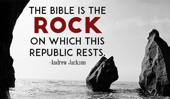 Bible is the Rock ecard, online card