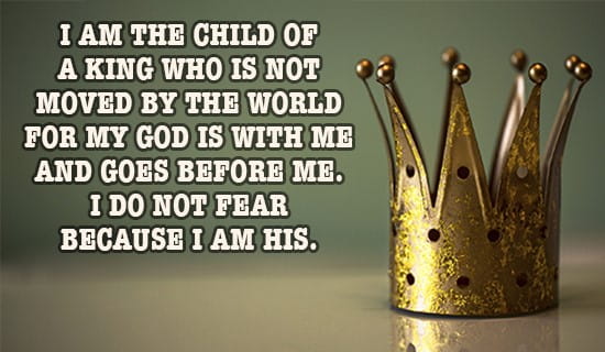 I am a Child of THE KING! ecard, online card